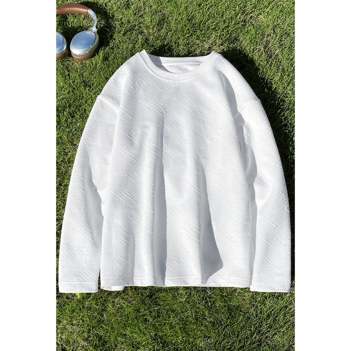 Damen Edler Strickpullover mit texturiertem Muster Drune