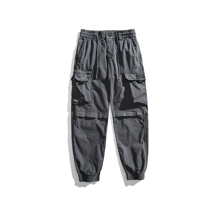 Herren Cargo-Joggerhose mit elastischem Bund und multifunktionalen Pattentaschen Drune