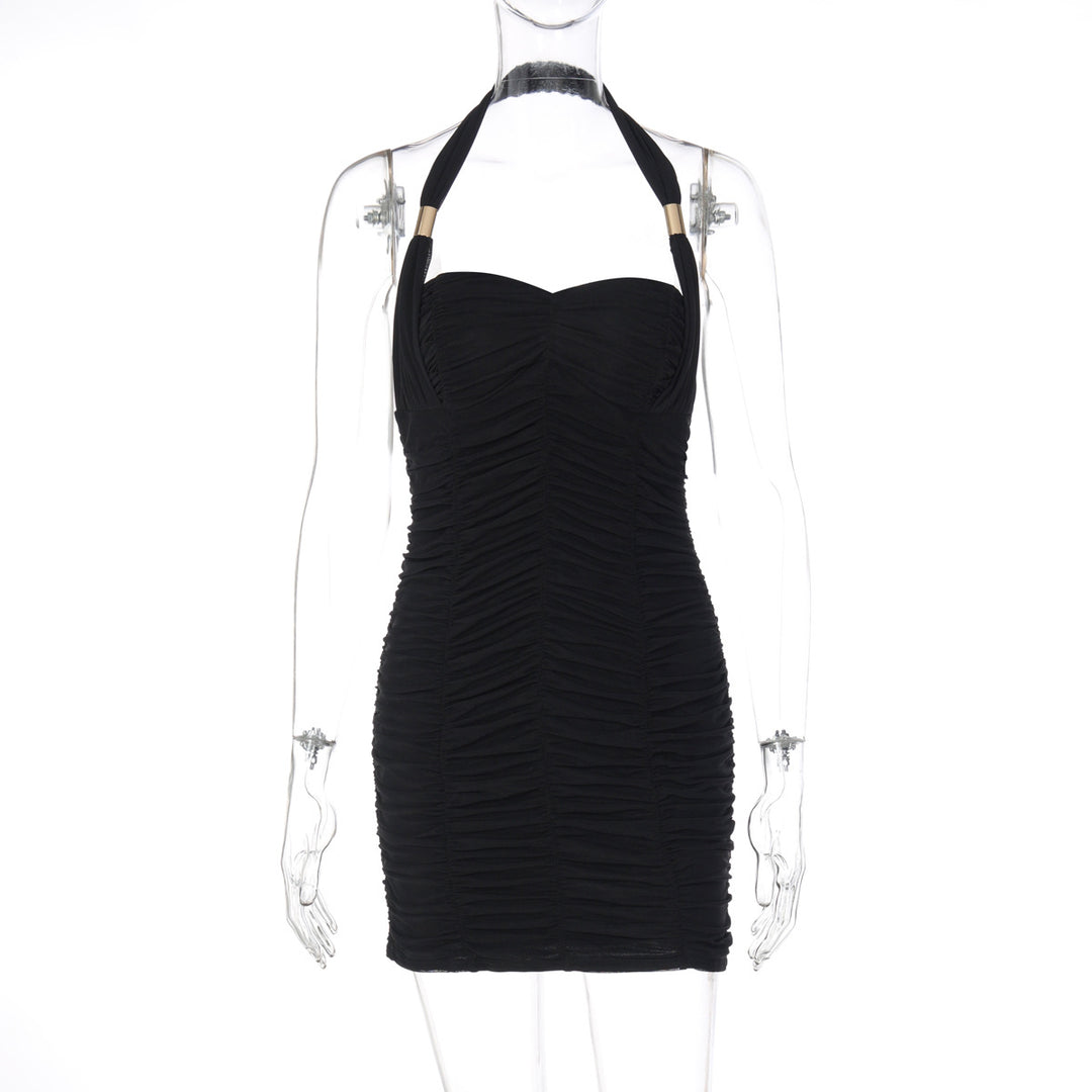 Damen Figurbetontes Korsettkleid mit Raffungen Drune