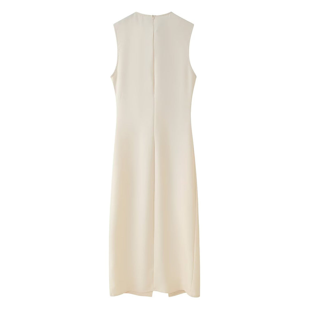 Damen Utility Midi Kleid mit Gürtel-Taille und Taschen-Detail Drune