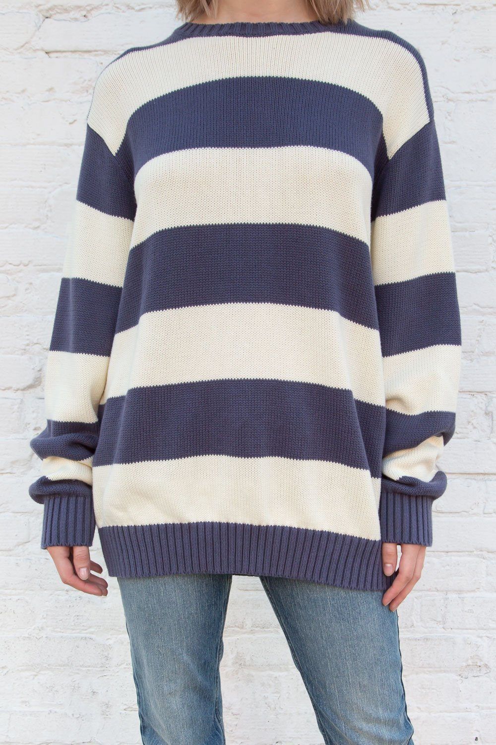 Drune | Streifen Strickpullover