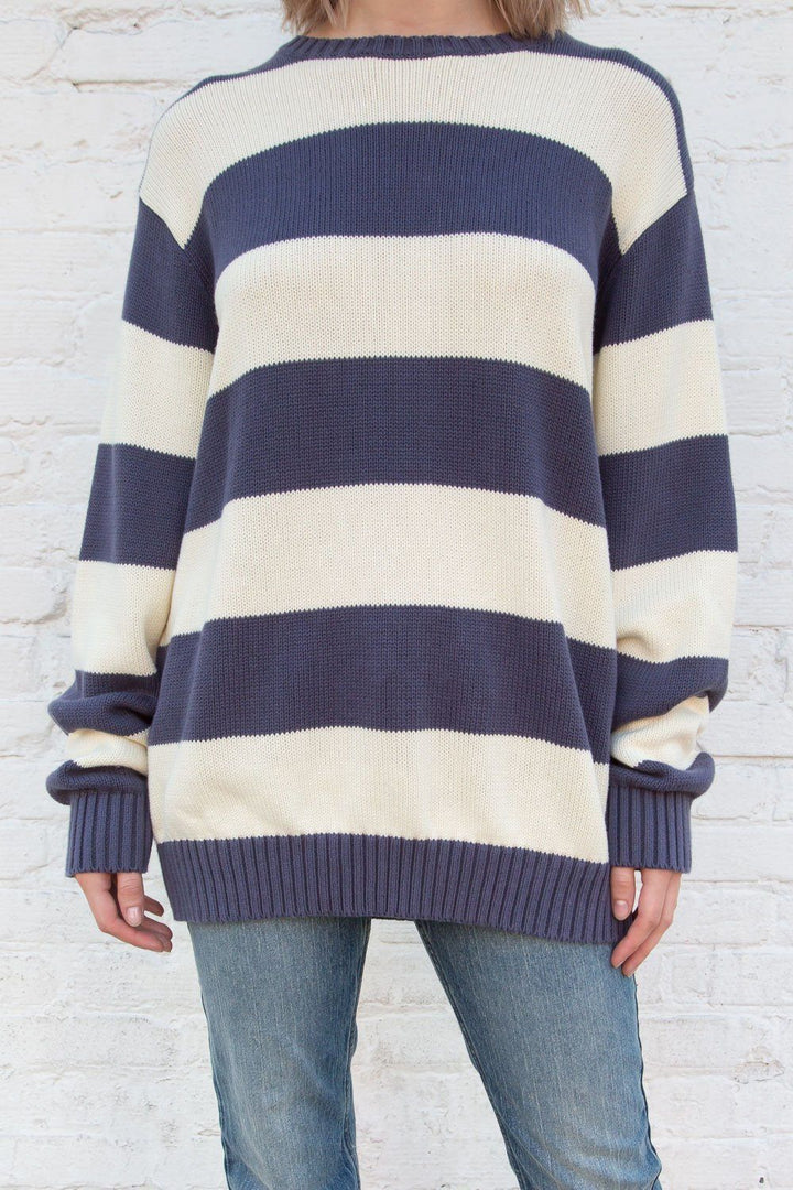 Drune | Streifen Strickpullover