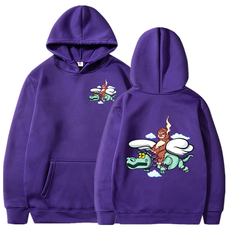 Damen Kapuzenpullover mit verspieltem Grafikdesign und hochwertiger Verarbeitung Drune