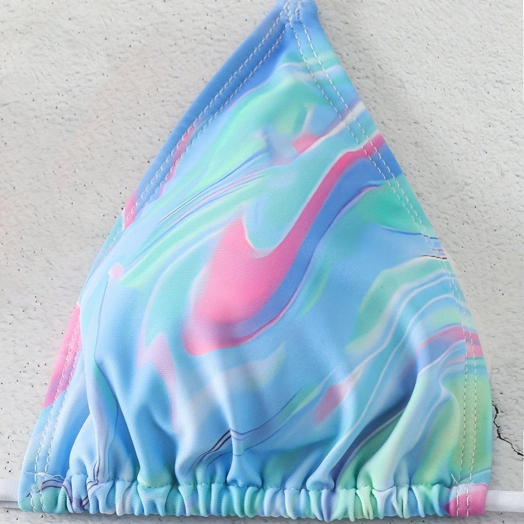 Damen Triangel-Bikini mit verspieltem Wickelrock Drune