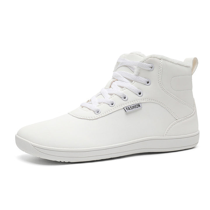 Herren nan knöchelhoher Freizeit-Sneaker mit warmem Plüschfutter, gepolsterter Innensohle und rutschfester Gummilaufsohle Drune