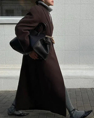 Drune | Park Avenue Doppelreihiger Langer Trenchcoat