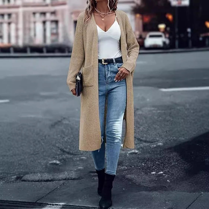 Damen Langstrickjacke Drune