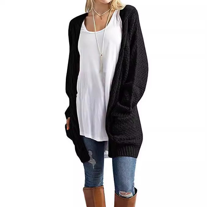 Damen Strickjacke mit strukturiertem Muster und praktischen Taschen Drune