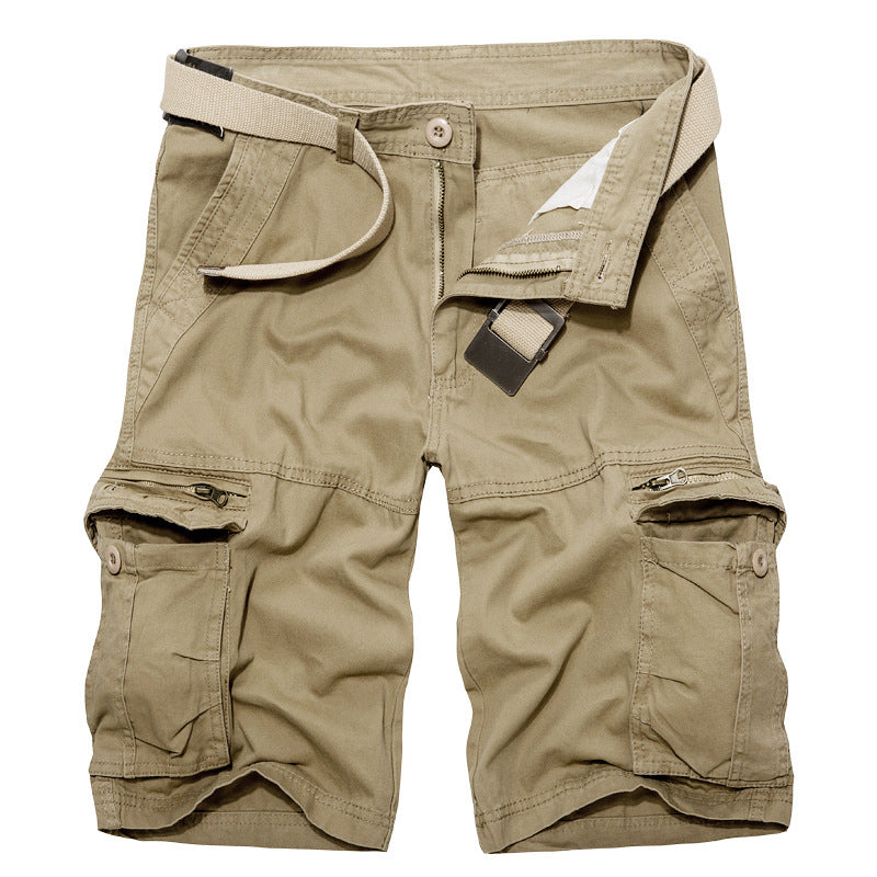 Herren Cargo-Shorts mit multifunktionalen Taschen und verstellbarem Gürtel Drune