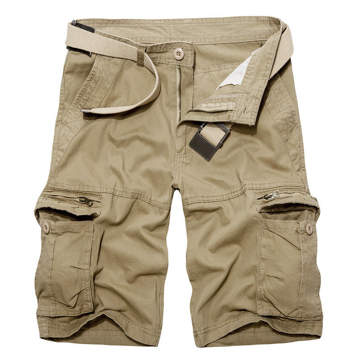 Herren Cargo-Shorts mit multifunktionalen Taschen und verstellbarem Gürtel Drune