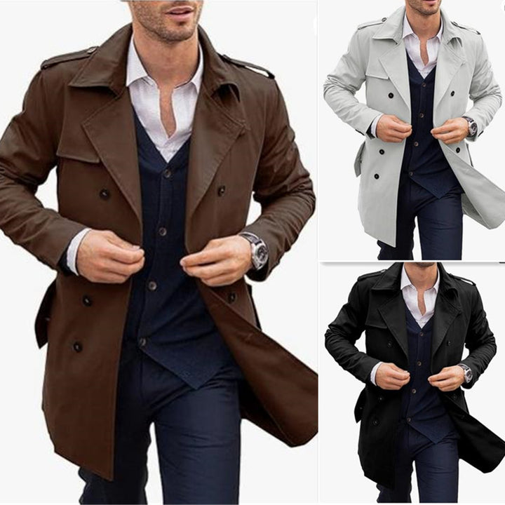 Herren Trenchcoat mit elegantem Schnitt Drune
