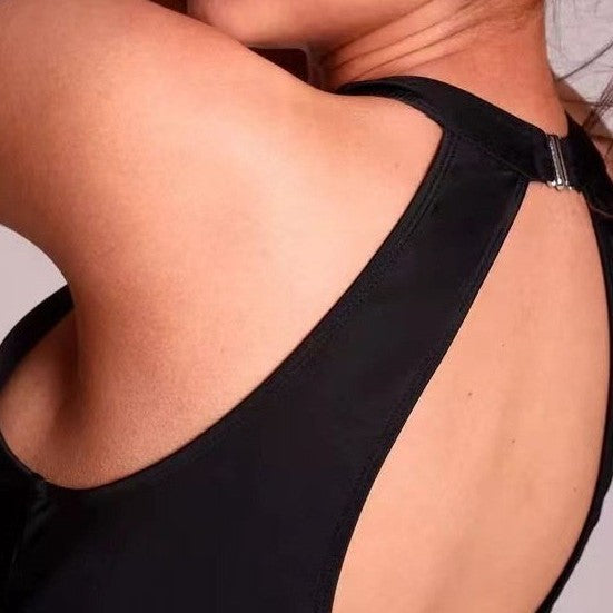 Damen Einteiler mit transparenten Einsätzen Drune
