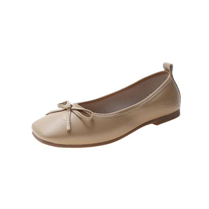 Damen Ballerinas mit elegantem Schleifen-Detail und hochwertigem Leder Drune