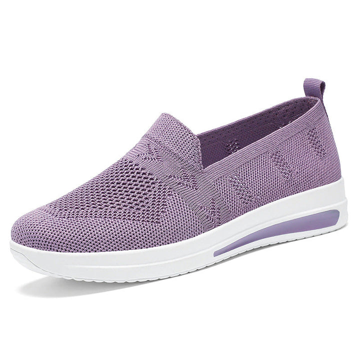 Damen Atmungsaktive Slip-On Sneakers mit flexiblem Obermaterial und komfortablem Fußbett Drune