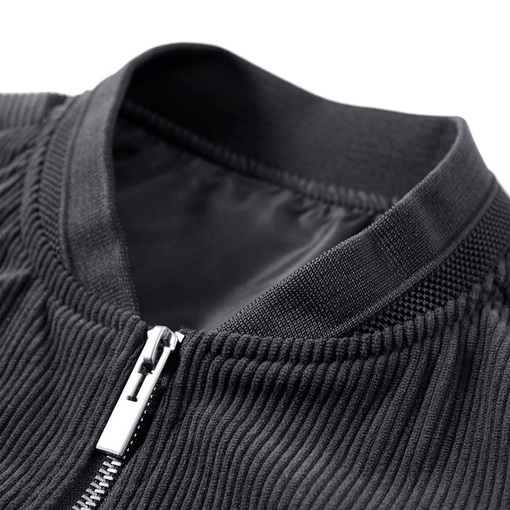 Herren Cord-Blouson im Bomberstil aus Feincord mit Stehkragen Drune