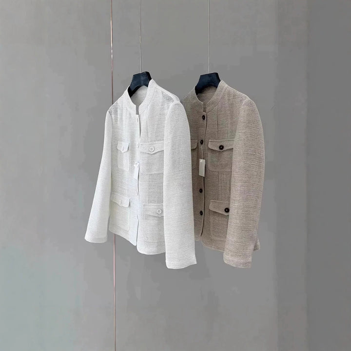 Damen Modische Jacke mit praktischen Taschen Drune