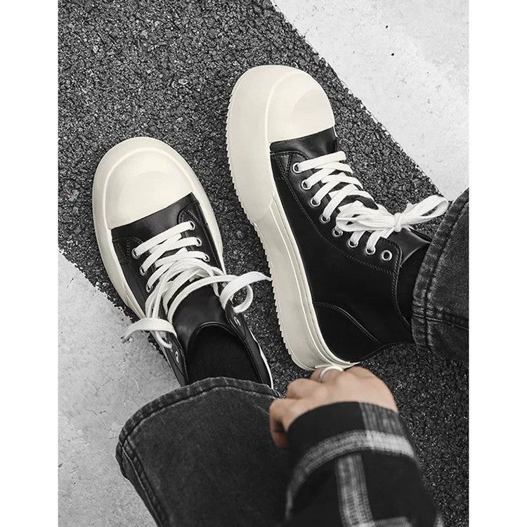 Damen Hohe Sneakers mit modischem Plateau und robustem Obermaterial Drune