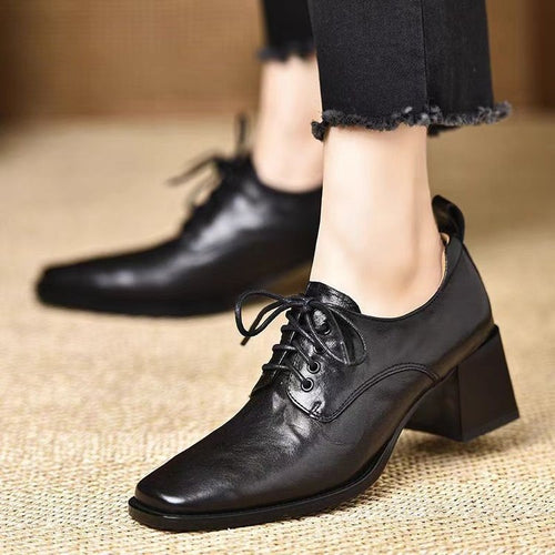 Damen Elegante High Heels mit Schnürung Drune