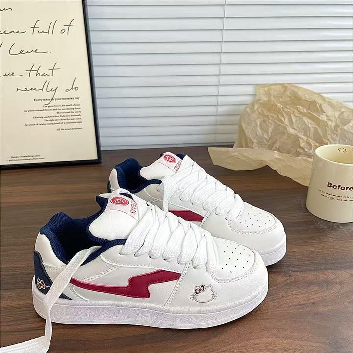 Damen Sneakers mit süßem Tierdesign und flauschigen Details Drune