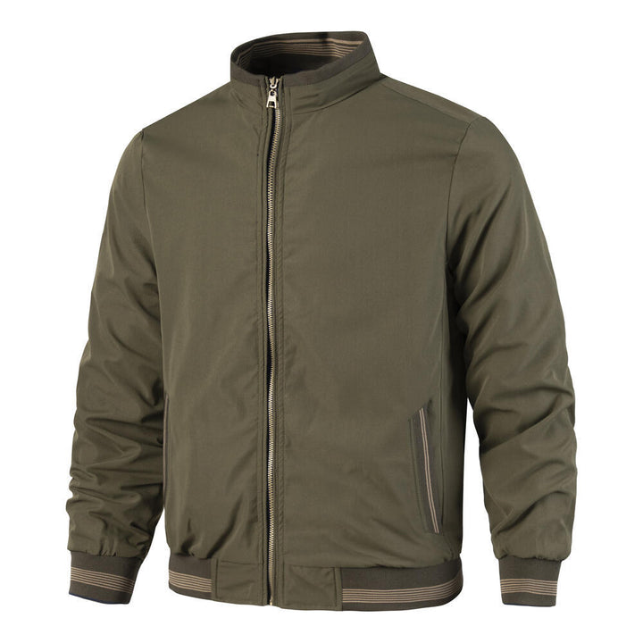 Herren Sportliche Bomberjacke mit hohen Kragen und praktischen Taschen Drune