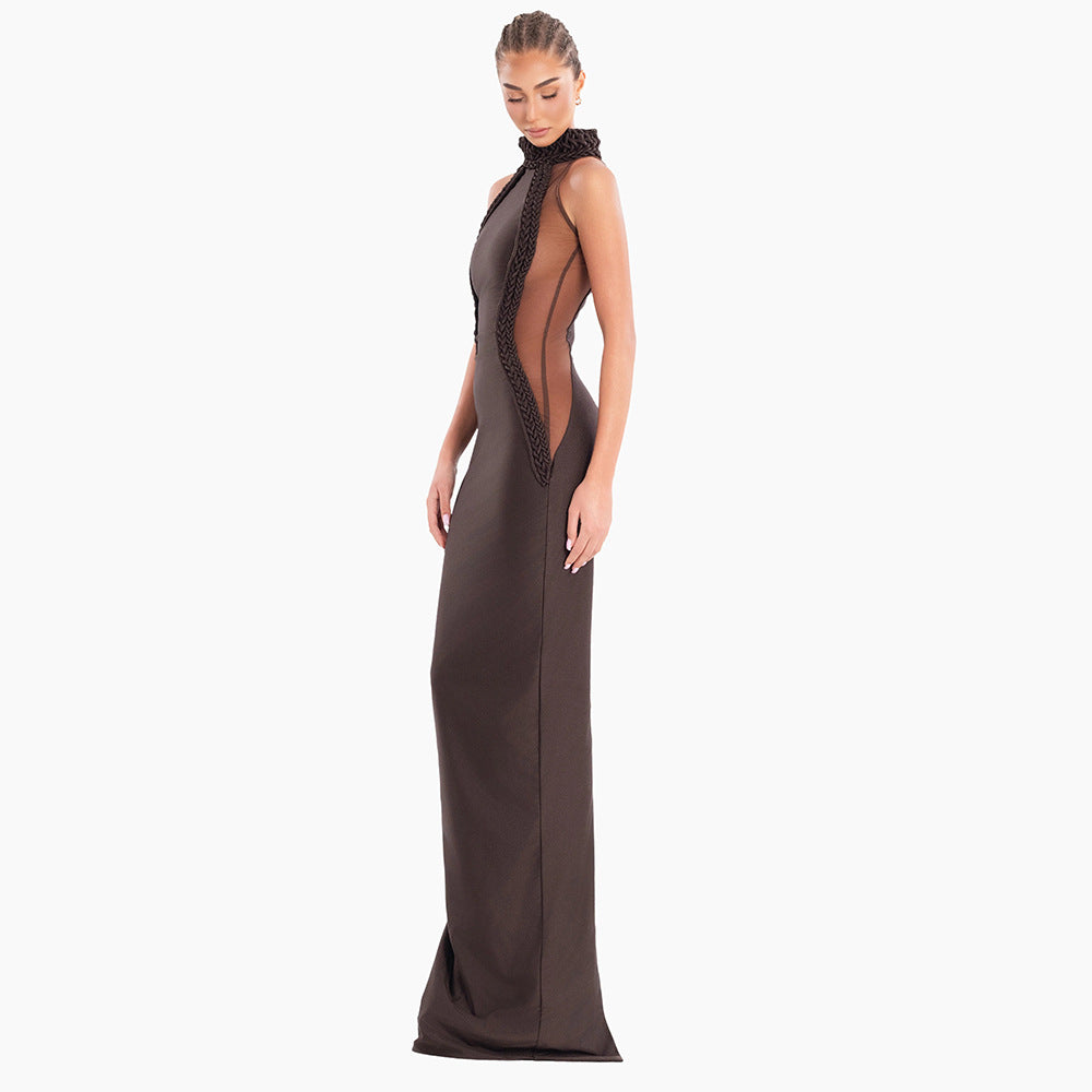 Damen Körperbetontes Abendkleid Drune