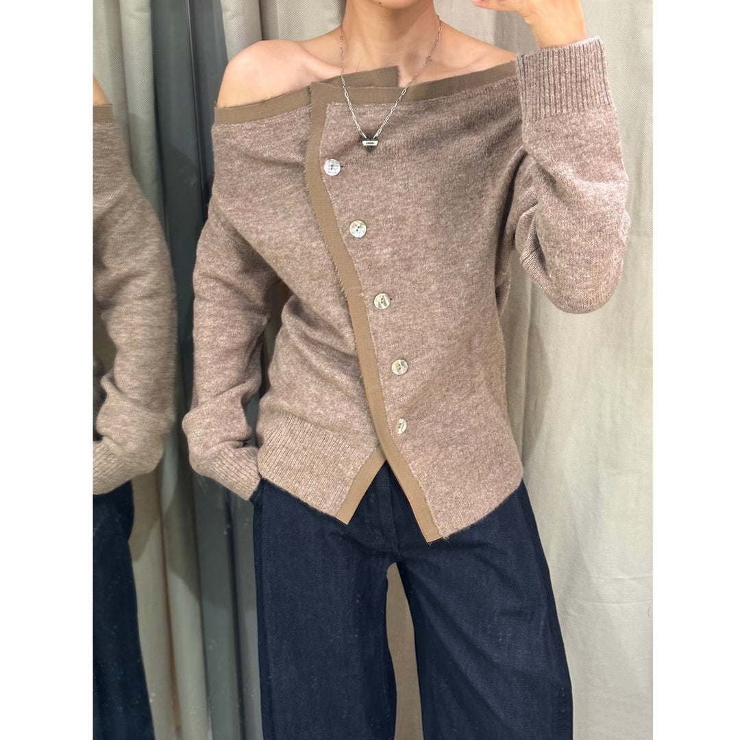 Damen Kuschelweicher Cardigan mit geschmackvollem Bindegürtel Drune