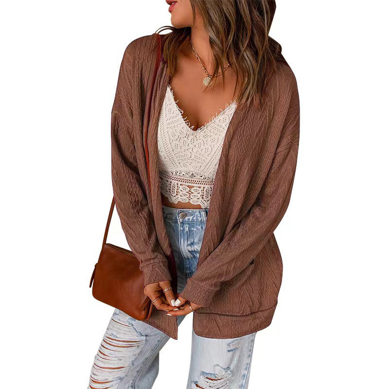 Damen lässige Long Cardigan Drune