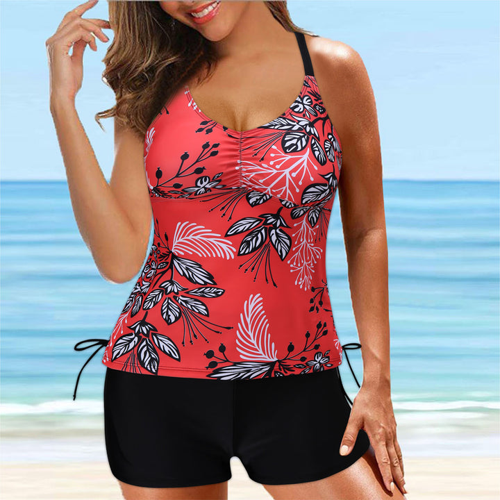 Damen Badeoberteil mit stylischem Shorts-Set Drune
