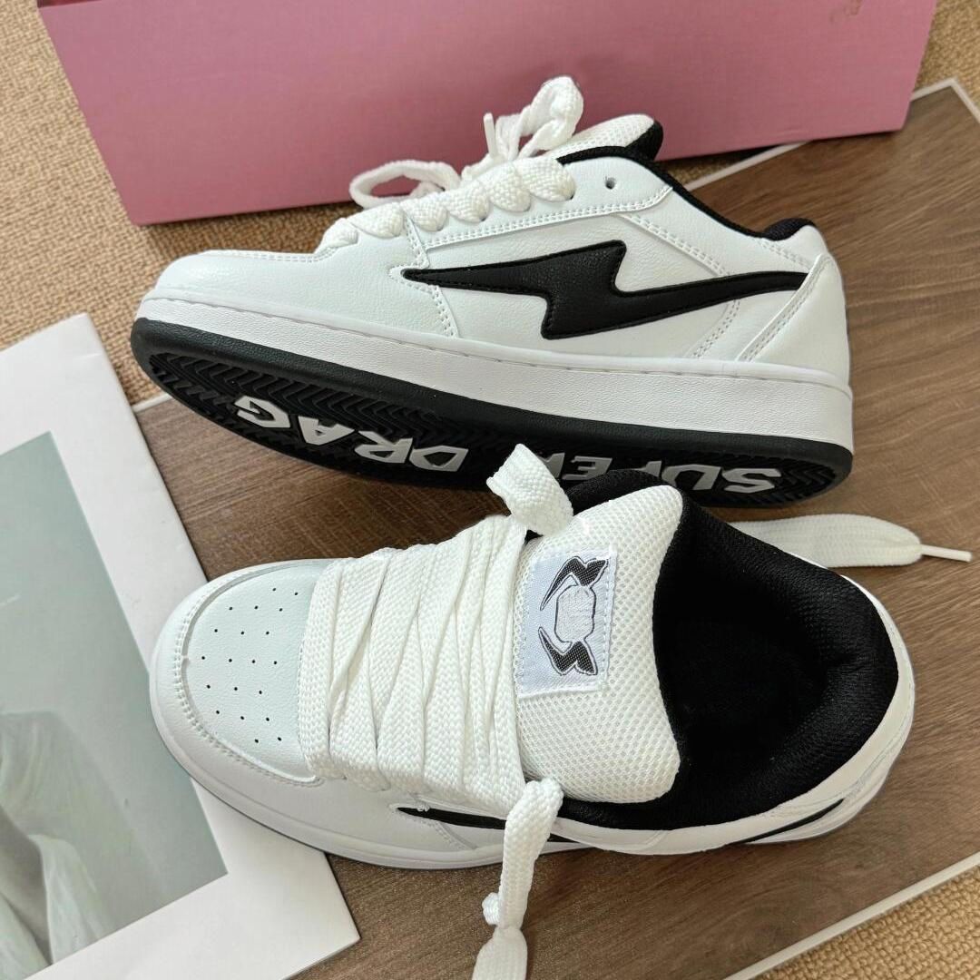 Damen Sportliche Sneakers mit atmungsaktivem Obermaterial und rutschfester Sohle Drune
