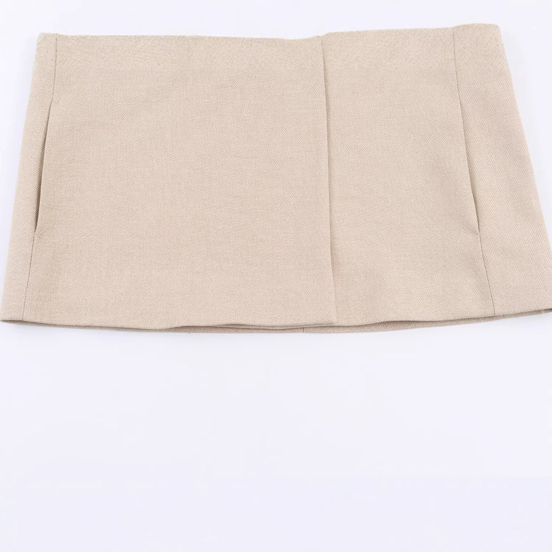 Damen nan eleganter Wollmix-Mantel mit großem Schalkragen und integriertem Schal Drune