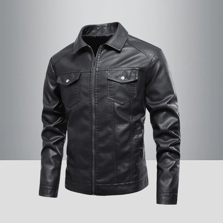 Herren Modische Sommerjacke im Biker-Stil Drune