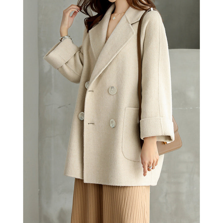 Damen Elegante Oversized-Blazerjacke Drune
