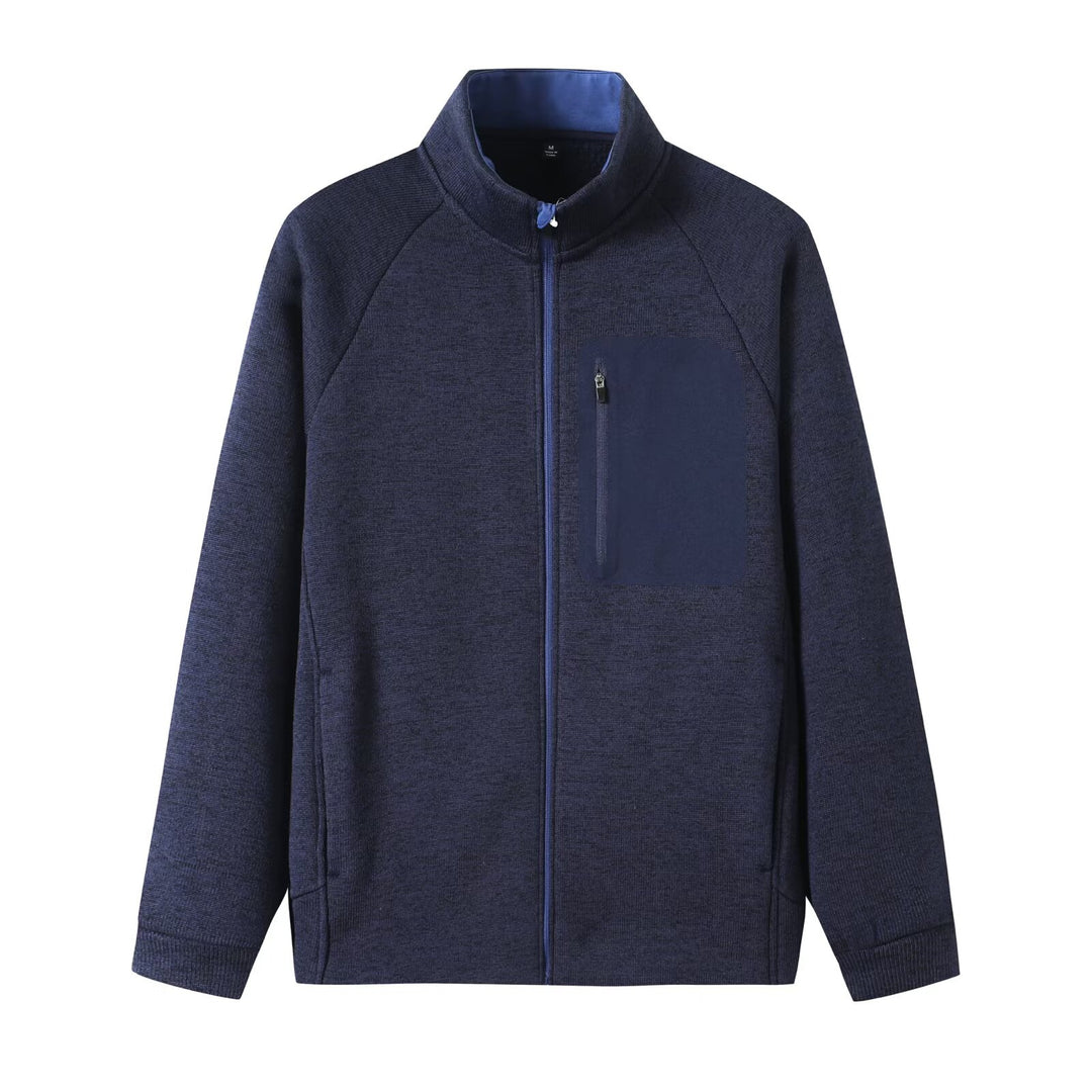 Damen sportliche Fleecejacke mit innovativem Reißverschluss Drune