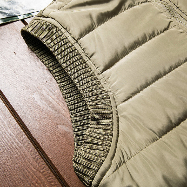 Herren Gepolsterte Thermo‑Steppweste mit Teddy‑Fleece‑Futter und Rippenbündchen Drune