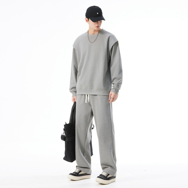 Damen Stylisches Sweatshirt und Sporthose Set Drune