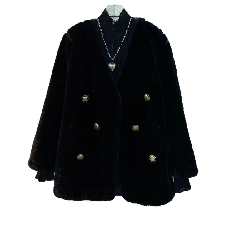 Damen Elegante Felljacke Drune