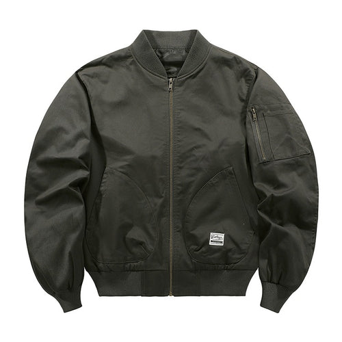 Herren Modische Bomberjacke mit praktischen Taschen Drune