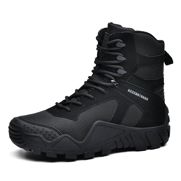 Herren Tactical Boots mit verstärktem Knöchelschutz und rutschfester Sohle Drune