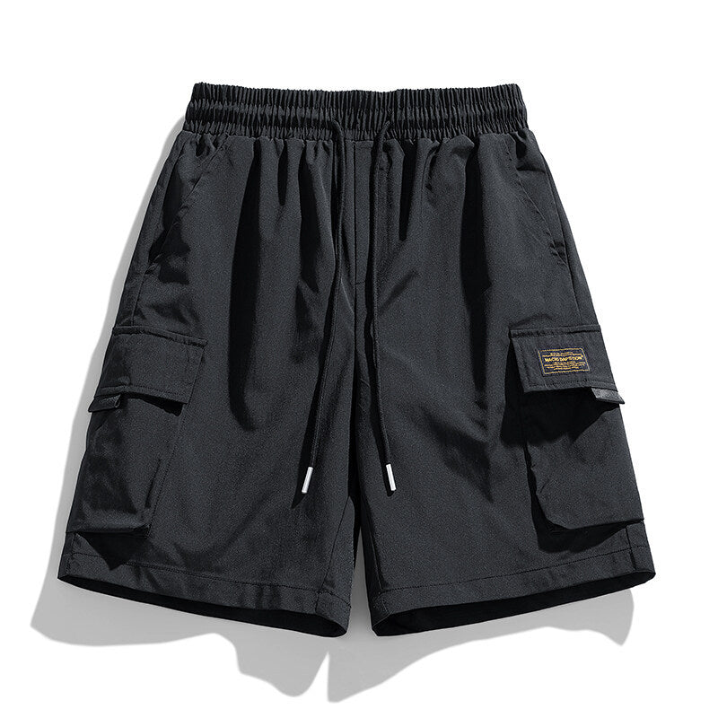 Herren Cargo-Shorts mit elastischem Bund und praktischen Taschen Drune