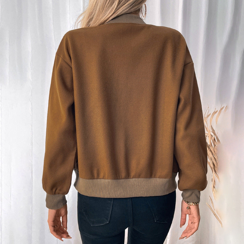Damen Lässige Bomberjacke Drune