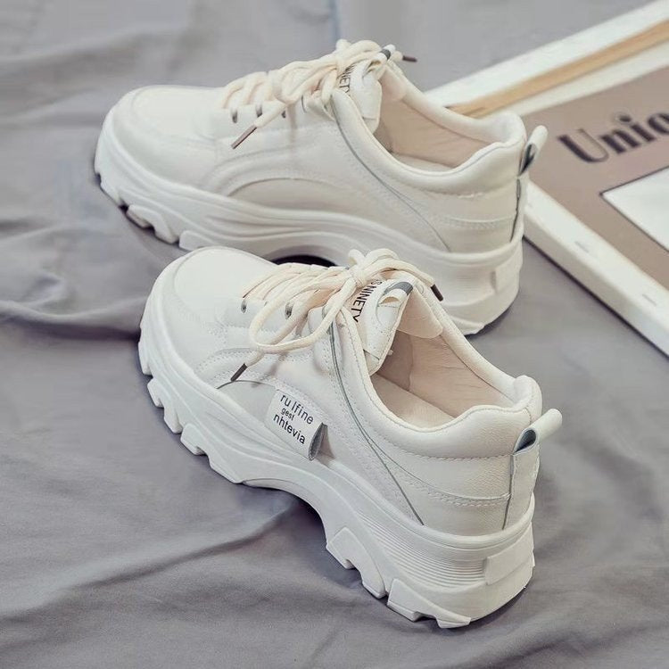 Damen Chunky Sneakers mit rutschfester Sohle und atmungsaktivem Obermaterial Drune