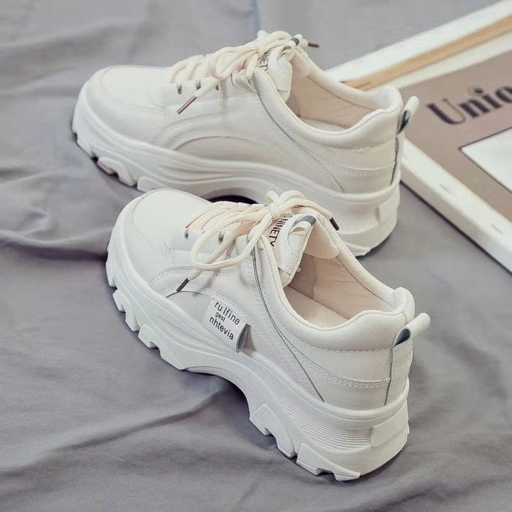 Damen Chunky Sneakers mit rutschfester Sohle und atmungsaktivem Obermaterial Drune