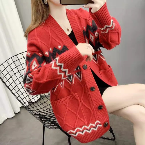 Damen Strickjacke Drune