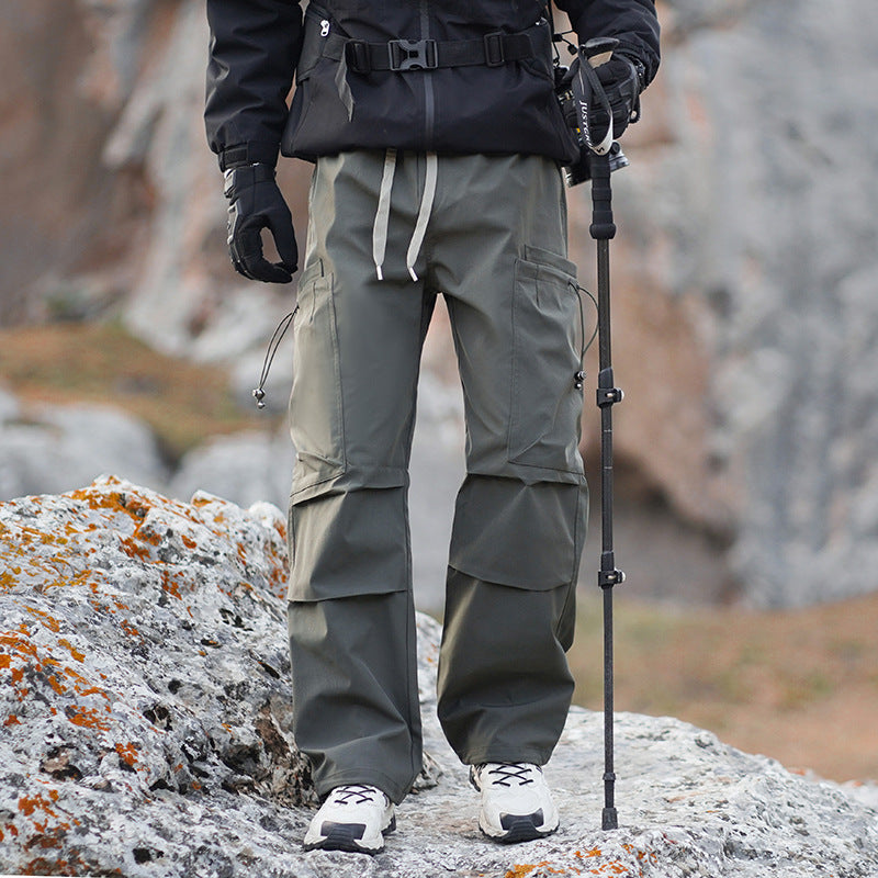 Herren Outdoor-Cargohose mit verstärkten Knien, wasserabweisend und atmungsaktiv Drune