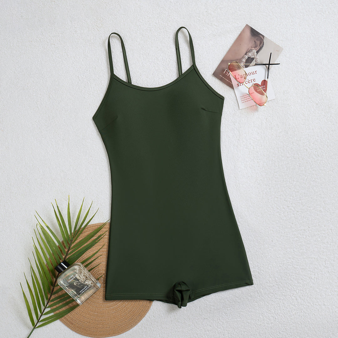 Damen Sportlicher Einteiler Drune
