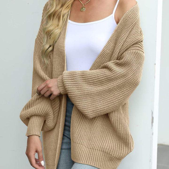 Damen Übergroßer Strickpullover Drune