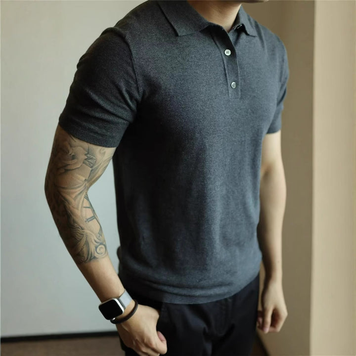 Herren Kurzarm Poloshirt aus hochwertiger Baumwolle Drune