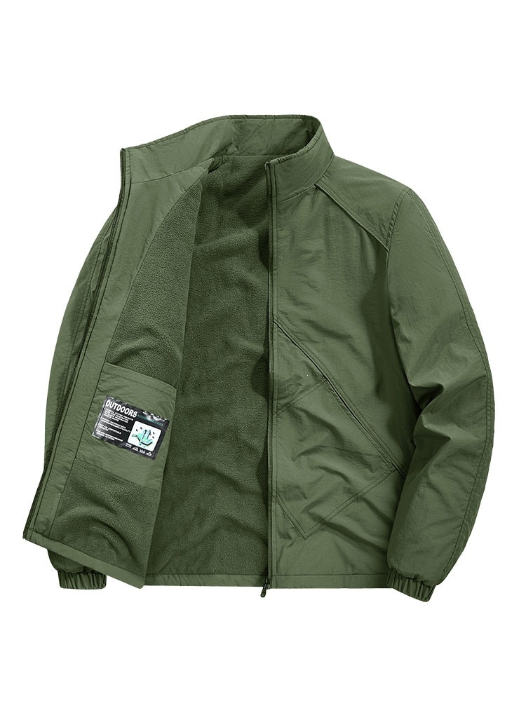 Herren Leichte Übergangsjacke mit Fleece-Futter Drune