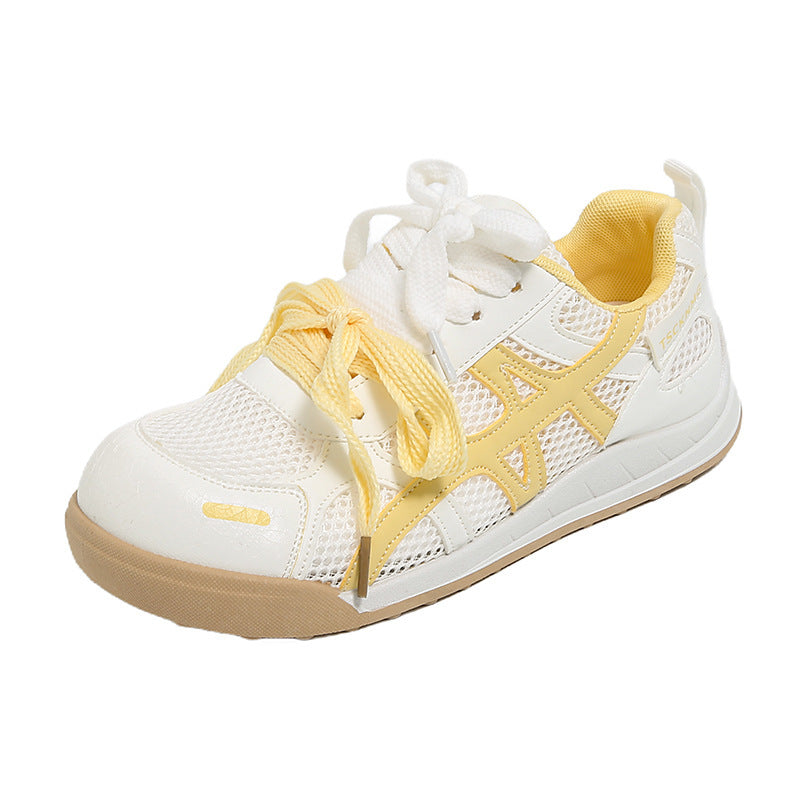 Damen Sportliche Netz-Sneaker mit atmungsaktiver Oberseite Drune
