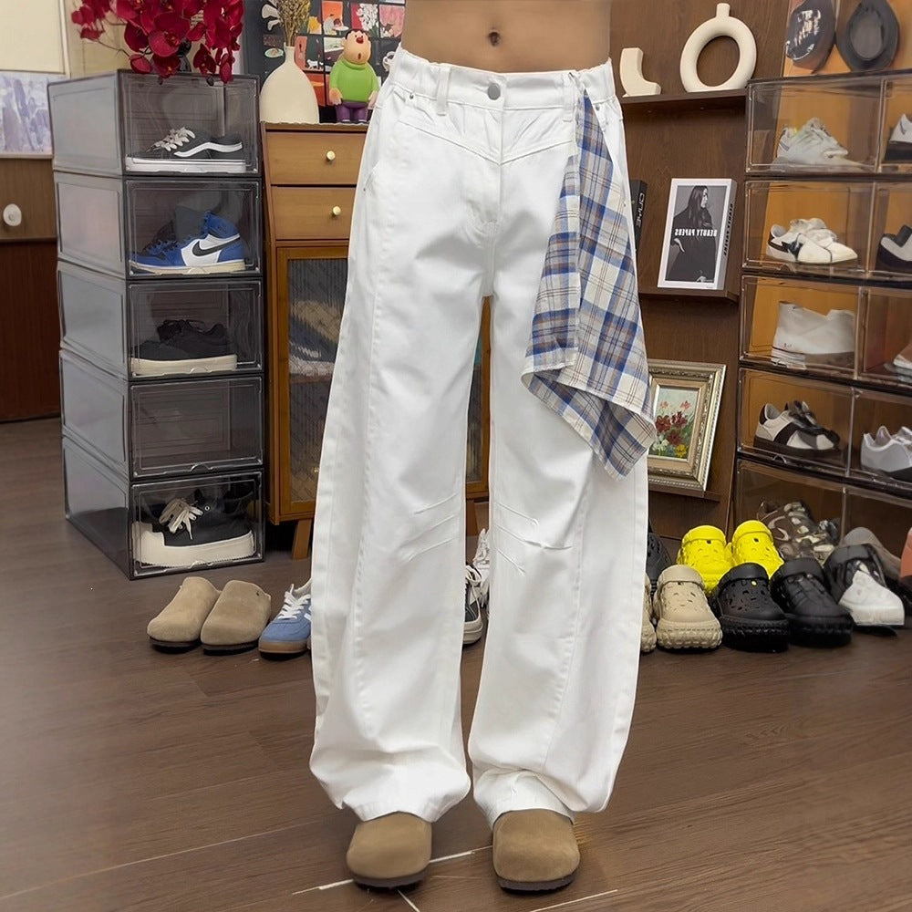 Damen Weitgeschnittene Cargo-Hose Drune